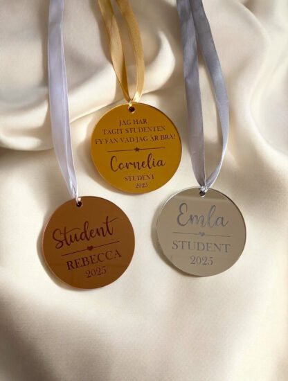 Studentmedalj - Rund - Bild 6