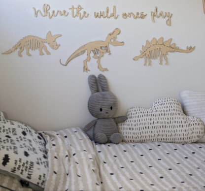 Väggtext - Where the wild ones play - Bild 2