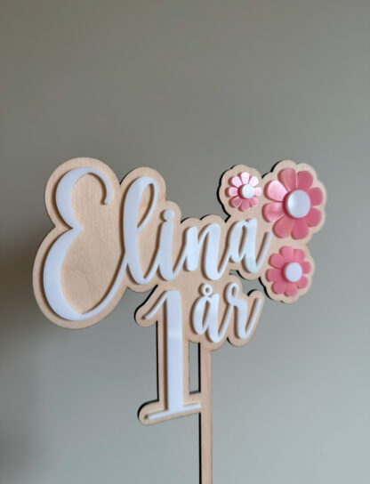 Caketopper - Blommor - Bild 5