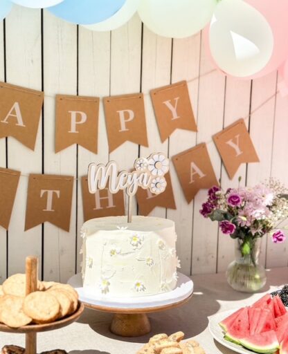 Caketopper - Blommor - Bild 3