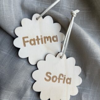 Bagtag - Blomma