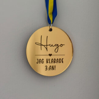 Rund medalj - Jag klarade
