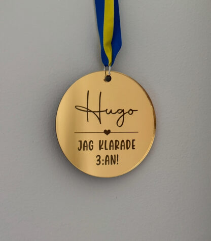 Rund medalj - Jag klarade