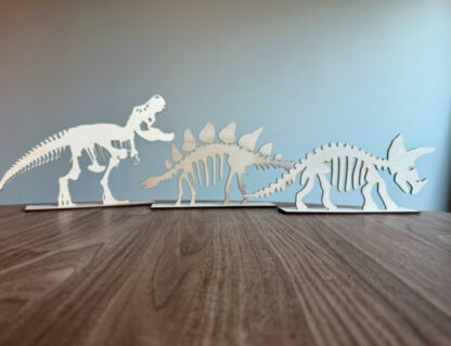 Dinosaurieskelett bordsdekal 3-pack