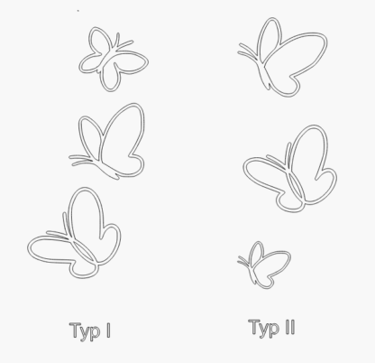 Fjärilar tunna väggdekaler - 3-pack - Bild 11