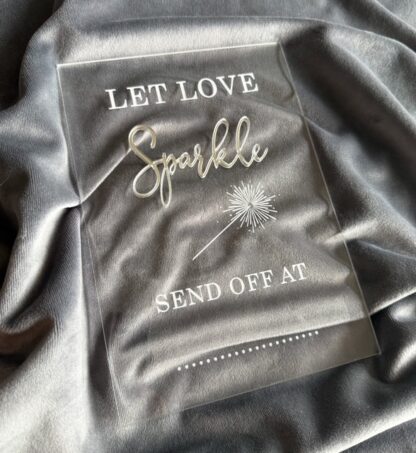 Skylt - Sparkle