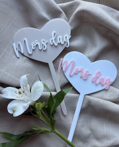 Blomsterpinne - Hjärta 3D-text - Bild 10