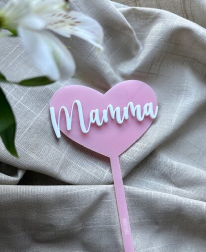 Blomsterpinne - Hjärta 3D-text - Bild 5