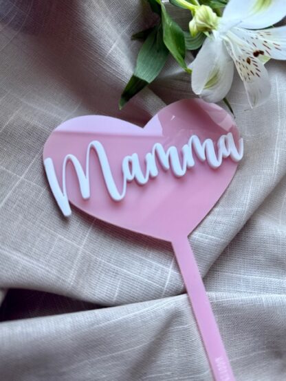 Blomsterpinne - Hjärta 3D-text - Bild 6