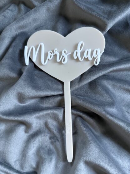 Blomsterpinne - Hjärta 3D-text - Bild 11