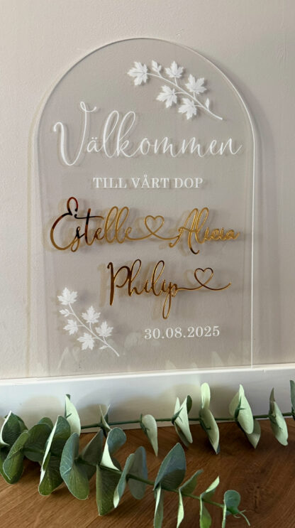 Välkommenskylt - Bröllop/dop - Bild 10