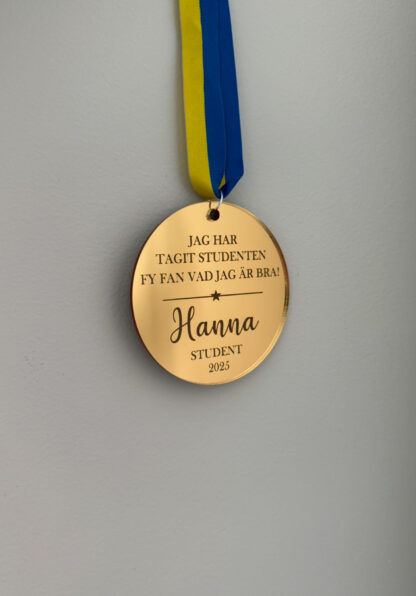 Studentmedalj - Rund - Bild 3