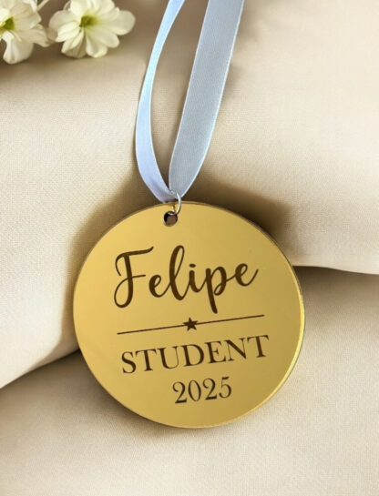 Studentmedalj - Rund - Bild 45
