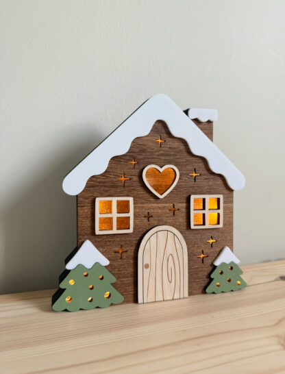 Led-lampa - Pepparkakshus - Bild 2