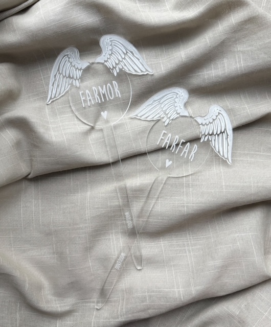 Änglavingar med pinne