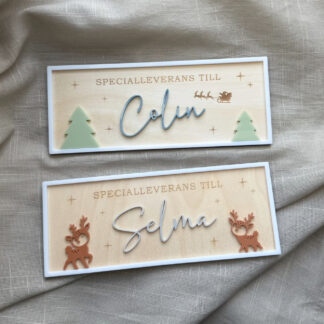 Julbox-skylt - Figur