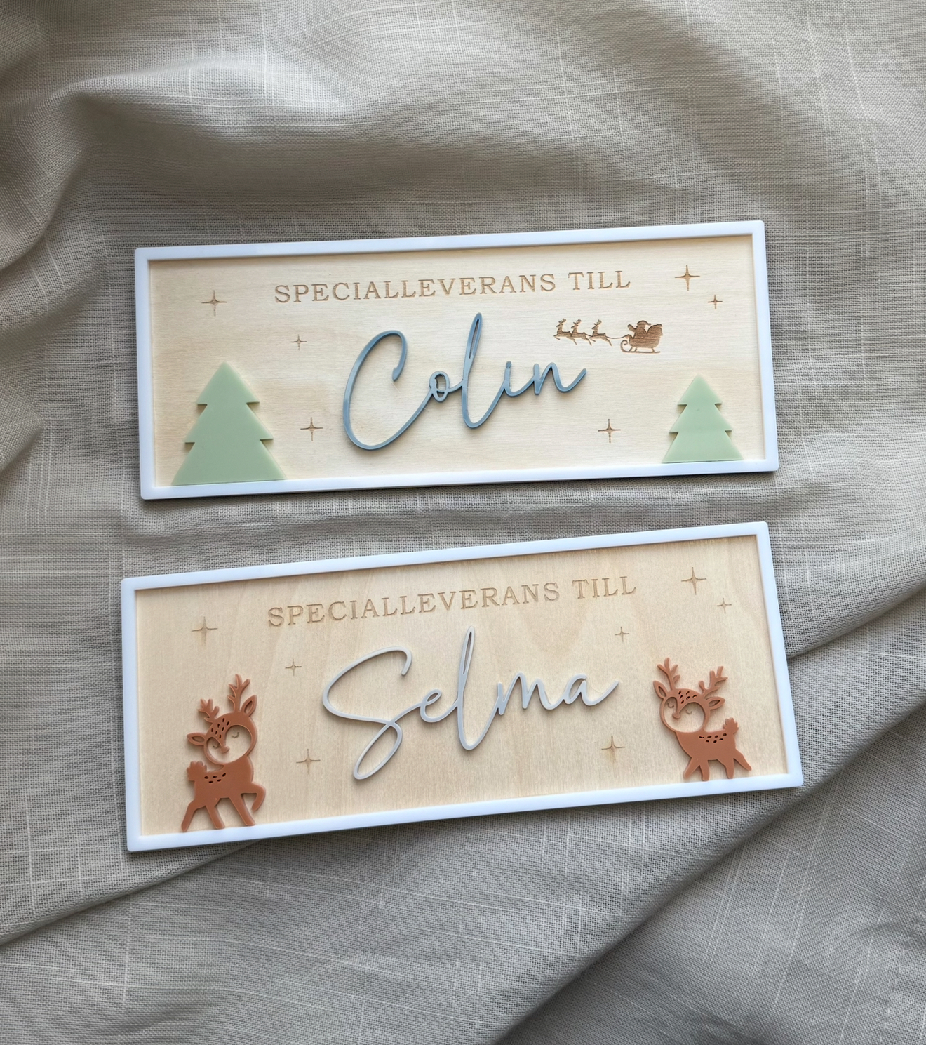 Julbox-skylt - Figur