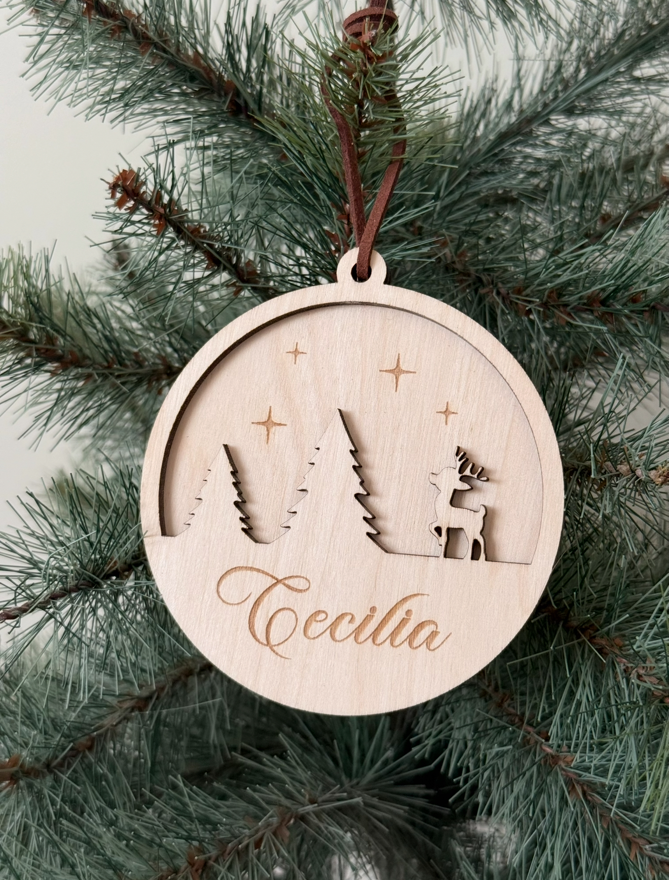 Julkula - Ren med granar - Bild 2