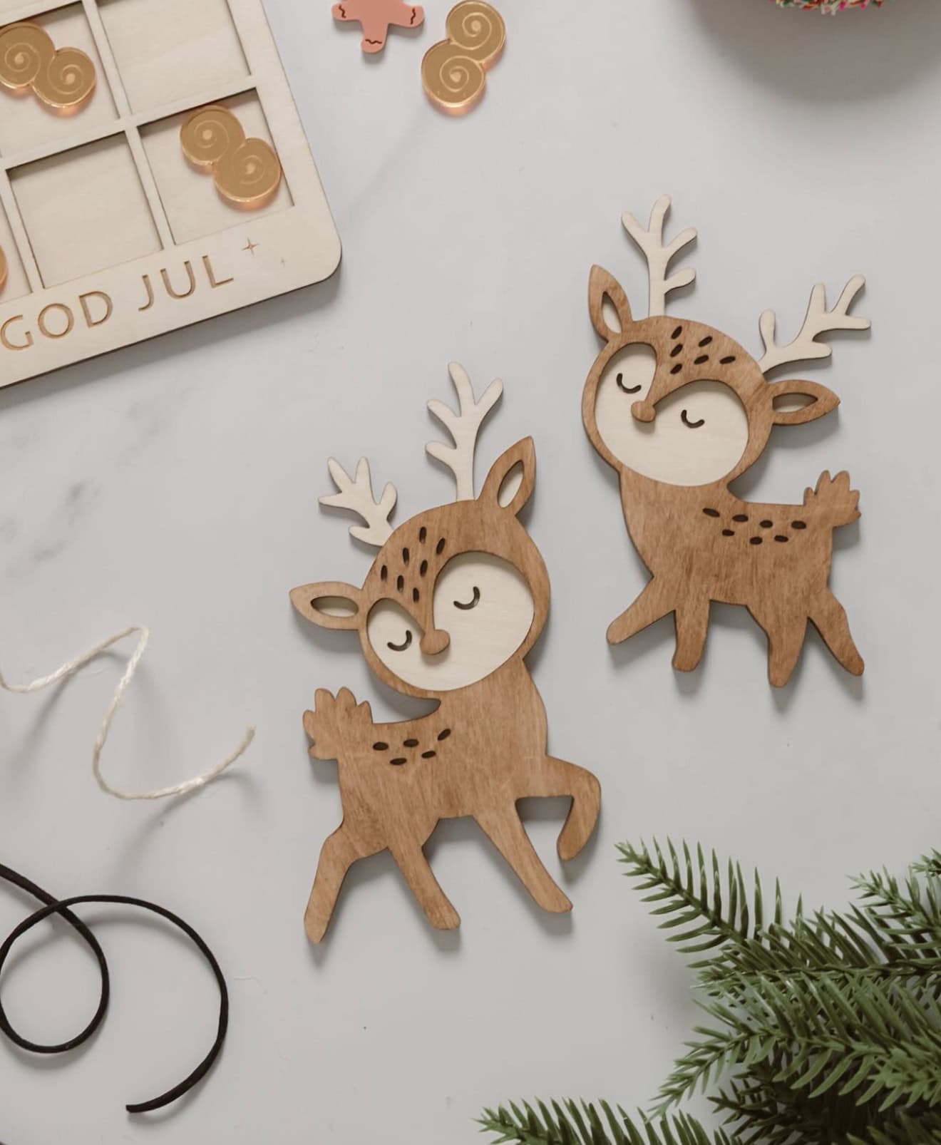 Väggdekal - Renar 2-pack - Bild 2