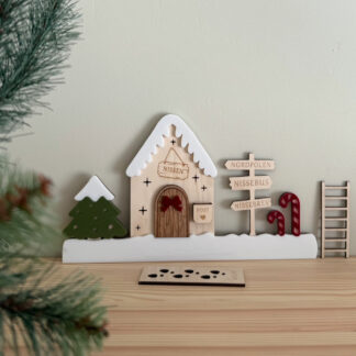 Skylt - Nissedörr med stege